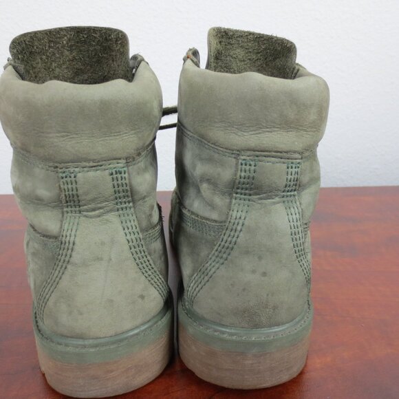 Timberland Suede Boots Boy\'s Size 5.5 Green main image 12